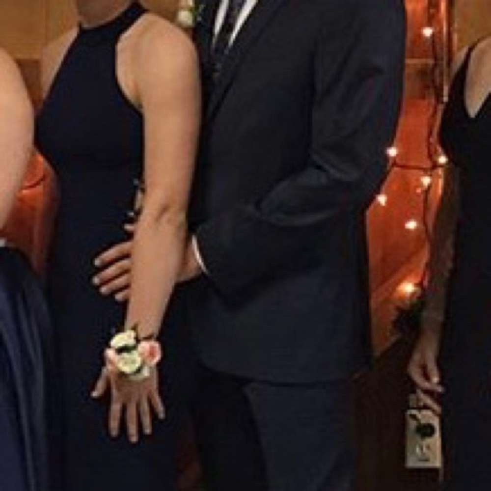 Navy Blue Prom Dress